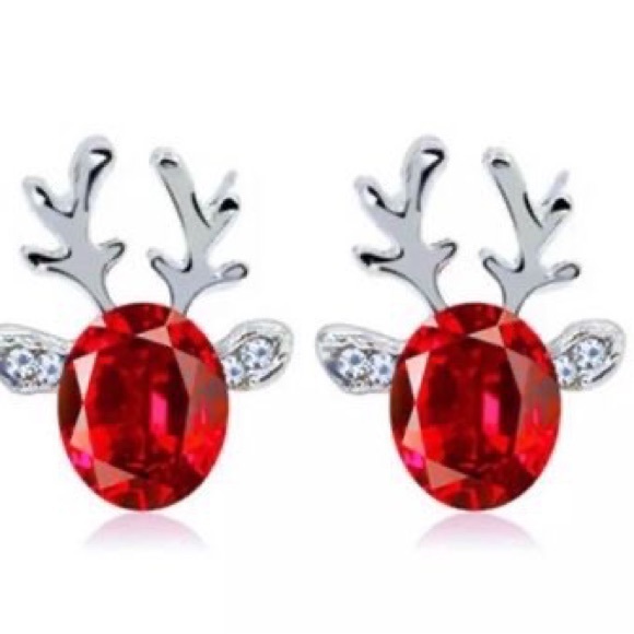 Absolutely Beautiful Christmas Set Stud Earrings 2 Pairs - Picture 3 of 10